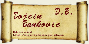 Dojčin Banković vizit kartica
